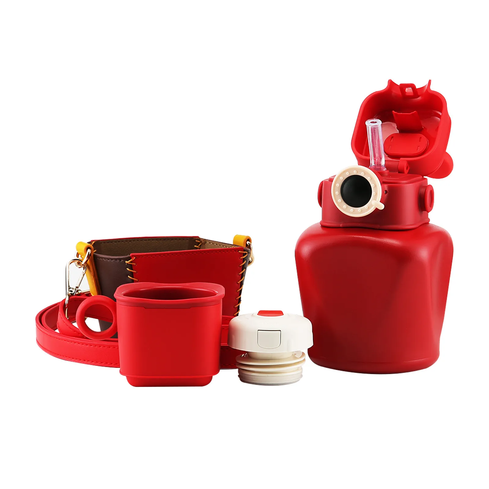 

High Quality Portable Thermos Bottle Girl/boy Stainless Steel Water Bottle Vacuum Flasks Insulated Cup High Capacity Student#g30
