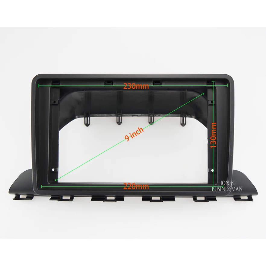 

9 INCH Car Audio Frame GPS Navigation Fascia Panel Car dvd Plastic Frame Fascia is suitable for 2021 HYUNDAI HB20