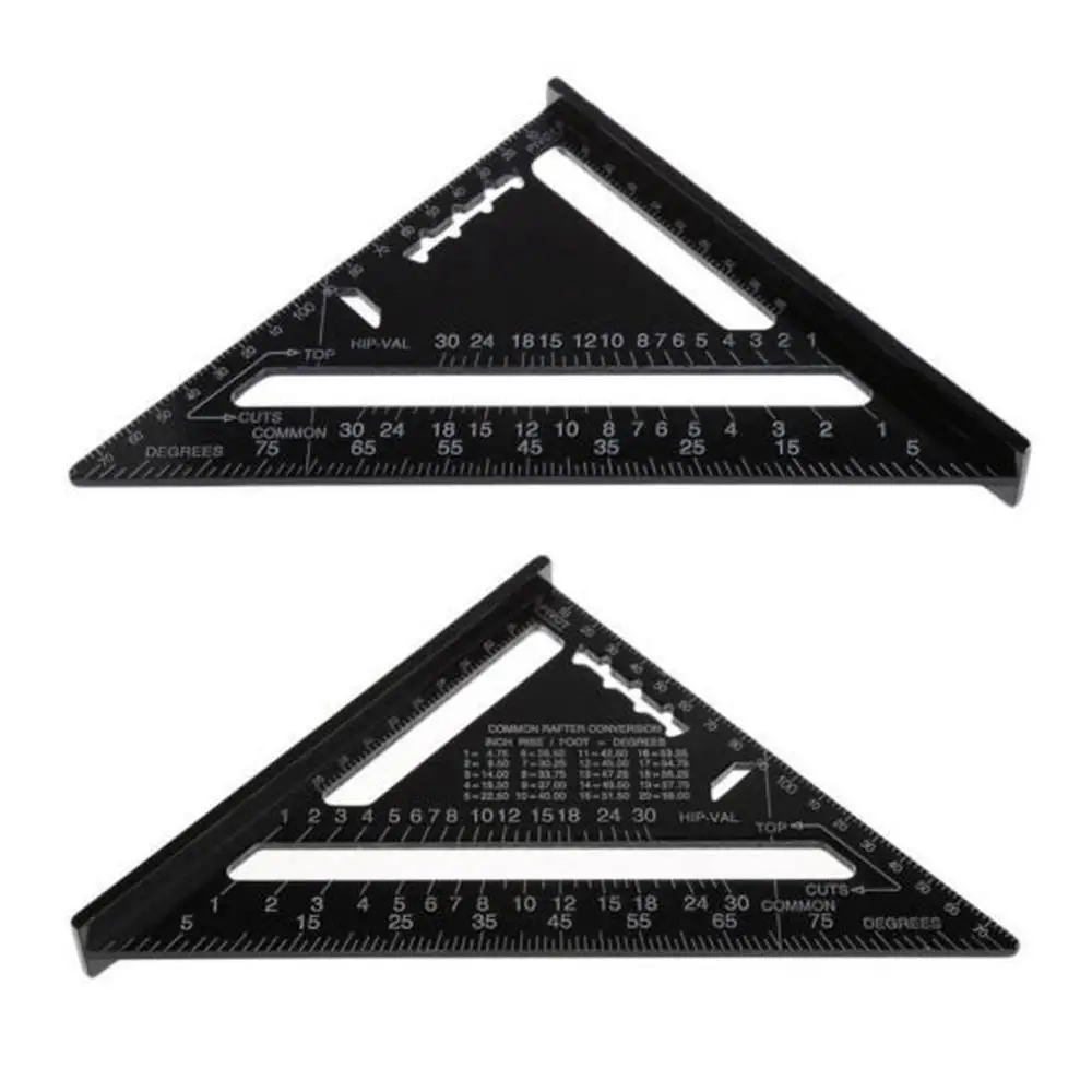 Горячая Распродажа угловой транспортир из алюминиевого сплава 7 дюймов набор