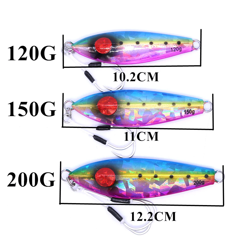 CASTFUN Jack Eye медленная приманка для джиггинга искусственные приманки С рыболовным