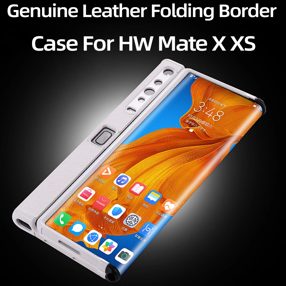 Чехол из натуральной кожи для huawei mate xs, чехол для huawei mate x, чехол для mate x, xs, чехол с подставкой для huawei mate x xs, чехол для телефона Matex, складной чехол
