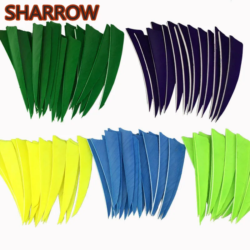 50 шт. набор наконечников для стрел из индейки 4 дюйма | Спорт и развлечения