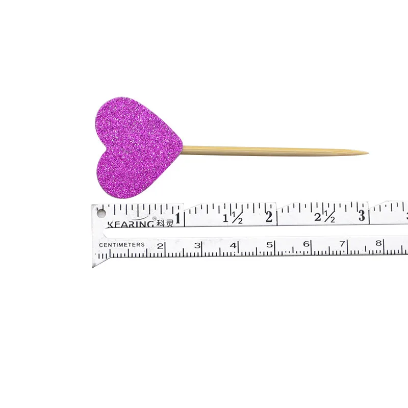 40 шт. декоративные палочки для торта в виде сердца|Товары украшения тортов| |