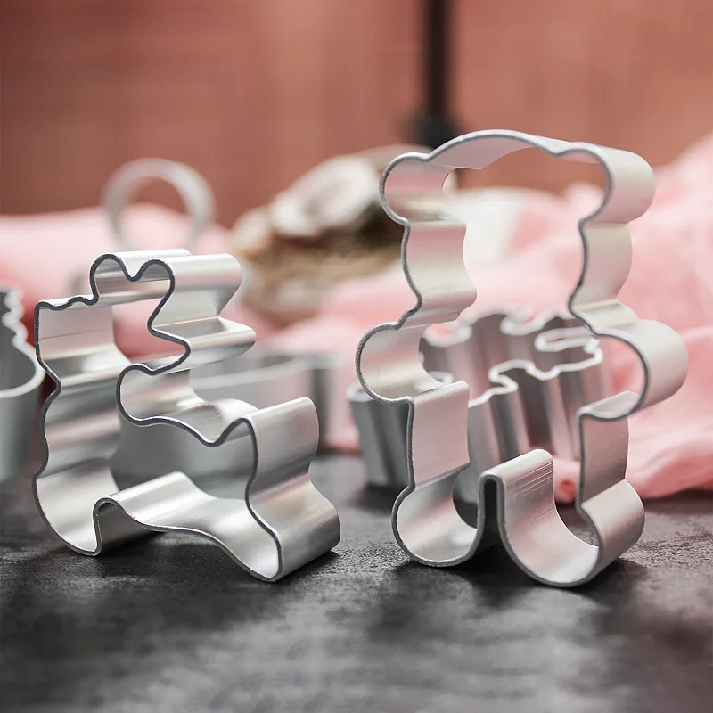 1pc Specialized Metal Alloy Cake Cookie Bakeware Mould Fondant Cutters Biscuit Mold Kitchen DIY Little Lovely Bear | Дом и сад