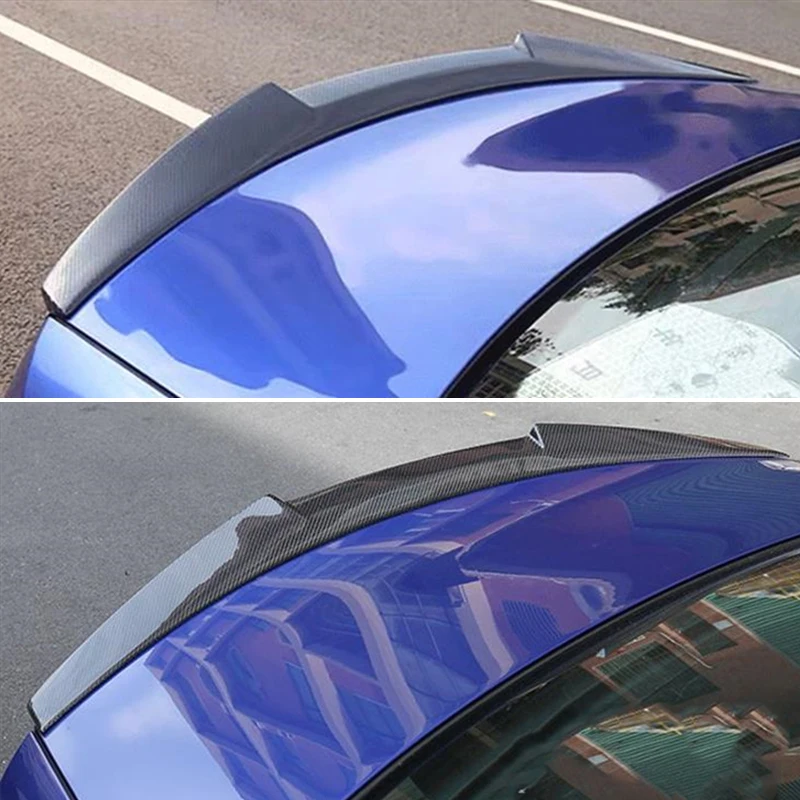 

Use For BMW 2 Series F22 Coupe M2 F87 Spoiler 2013--2019 Year Real Glossy Carbon Fiber Rear Wing M4 Style Accessories Body Kit