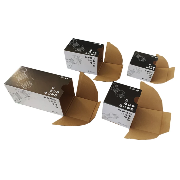 Экологически чистый гофрированный картон с логотипом на заказ упаковочная