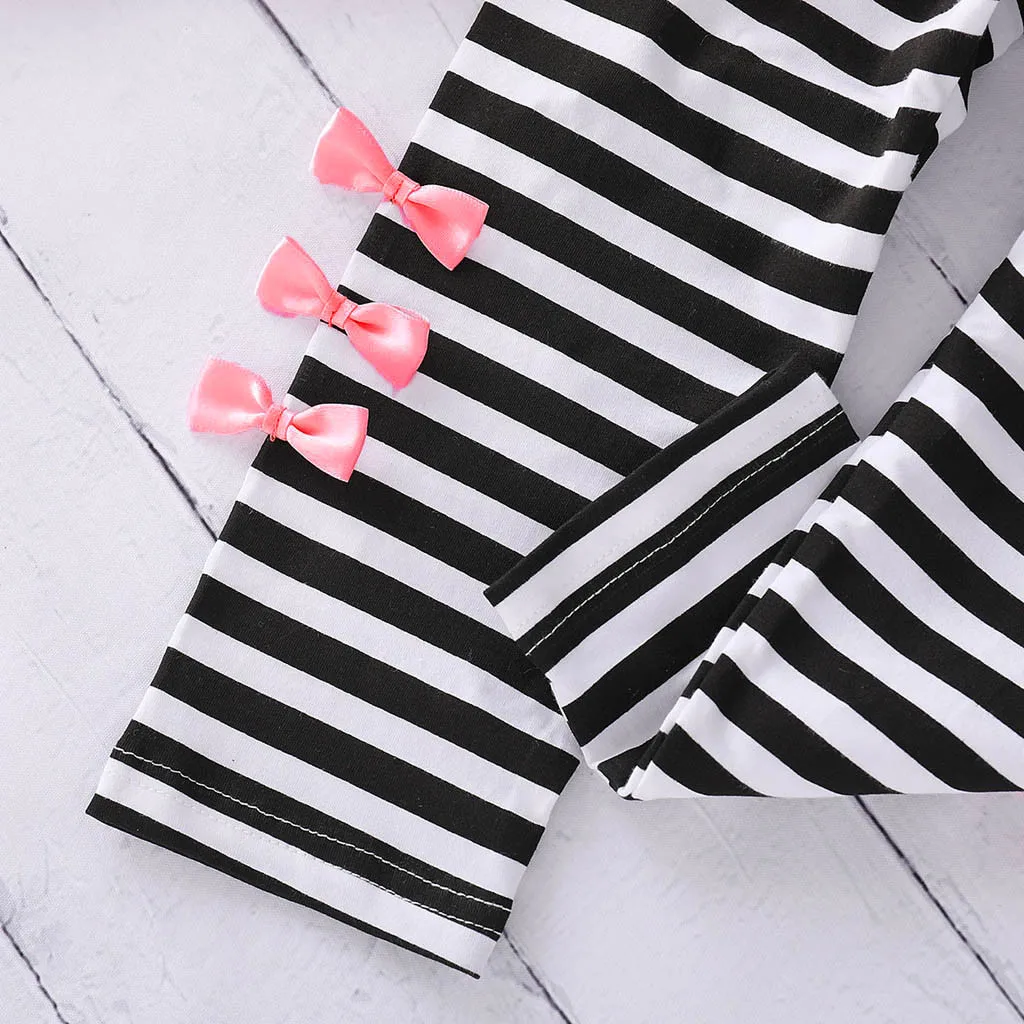 Одежда для младенцев комплект одежды маленьких девочек осенняя одежда Детская