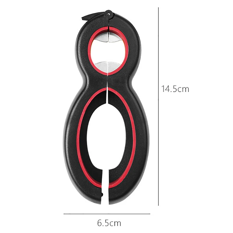 6 in 1 Multi Function Can Beer Bottle Opener Twist Off Jar Gripper Party Wine Claw | Кухня столовая и бар