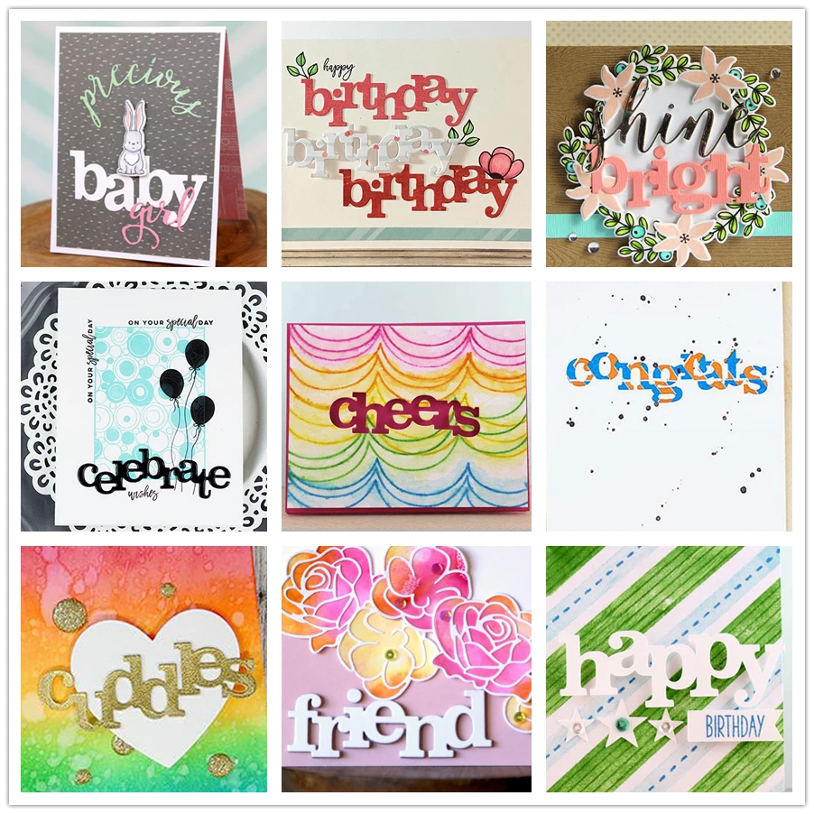 Лидер продаж 26 штук праздничные поздравительные слова подарок спасибо