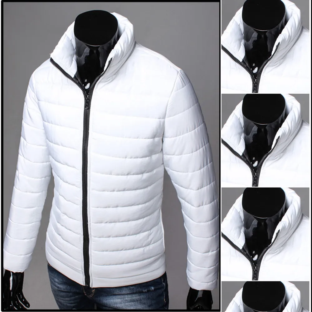 2020 мужские пальто и куртки Зимняя мужская теплая куртка с воротником стойкой