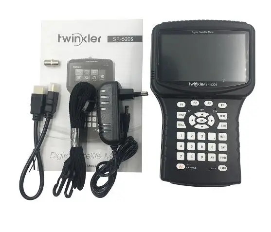 Twinkler SF-620S DVB-S2 спутниковый искатель с 4,3 дюймовым ЖК-экраном спектр WiFi CS анализатор монитор камеры cctv Satfinder