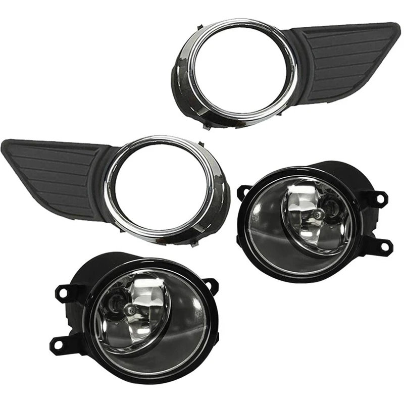

Car Fog Light Lamp Replacement for Toyota Sienna 2011-2017 Front Bumper Fog Lamp Frame Cover Kit,5212808030,5212708030