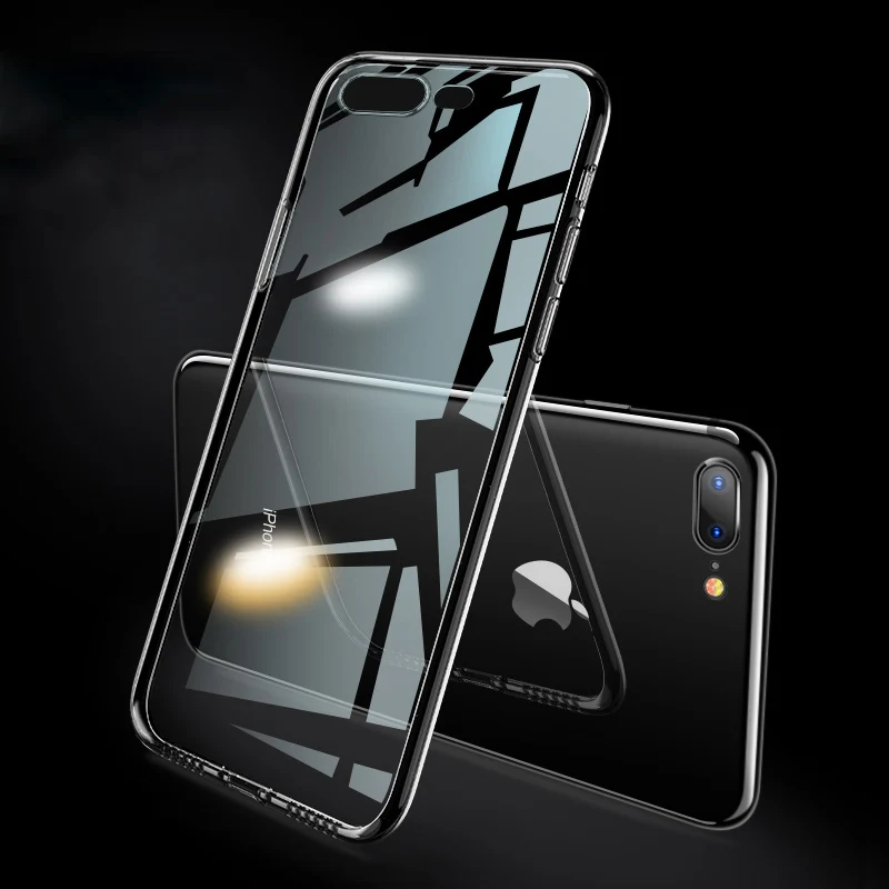 Роскошный чехол для iPhone X XS 8 7 6 s Plus Capinhas ультра тонкий мягкий силиконовый из ТПУ XR
