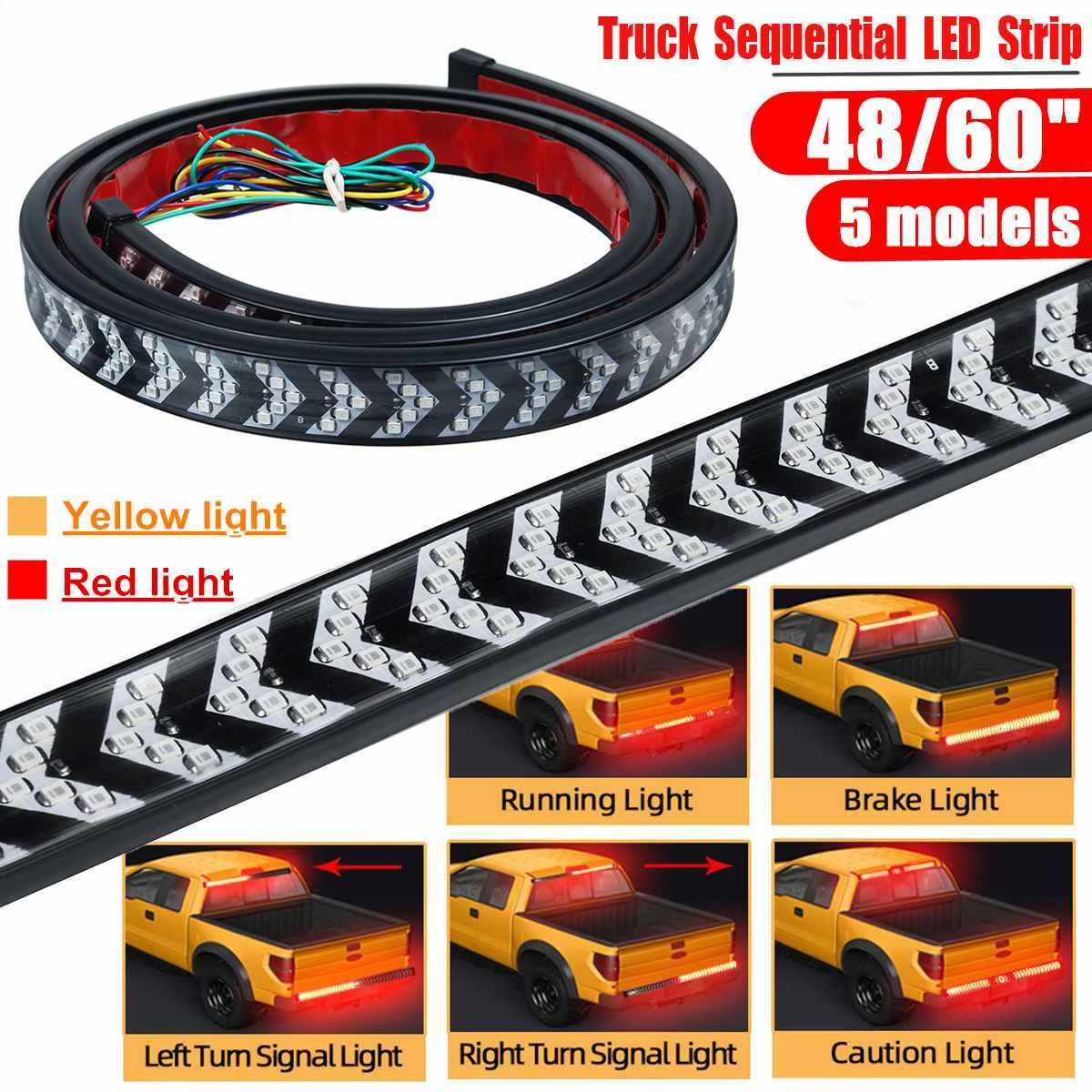 Автомобильная пикапа Светодиодная лента DRL ходовой светильник 120/150 см