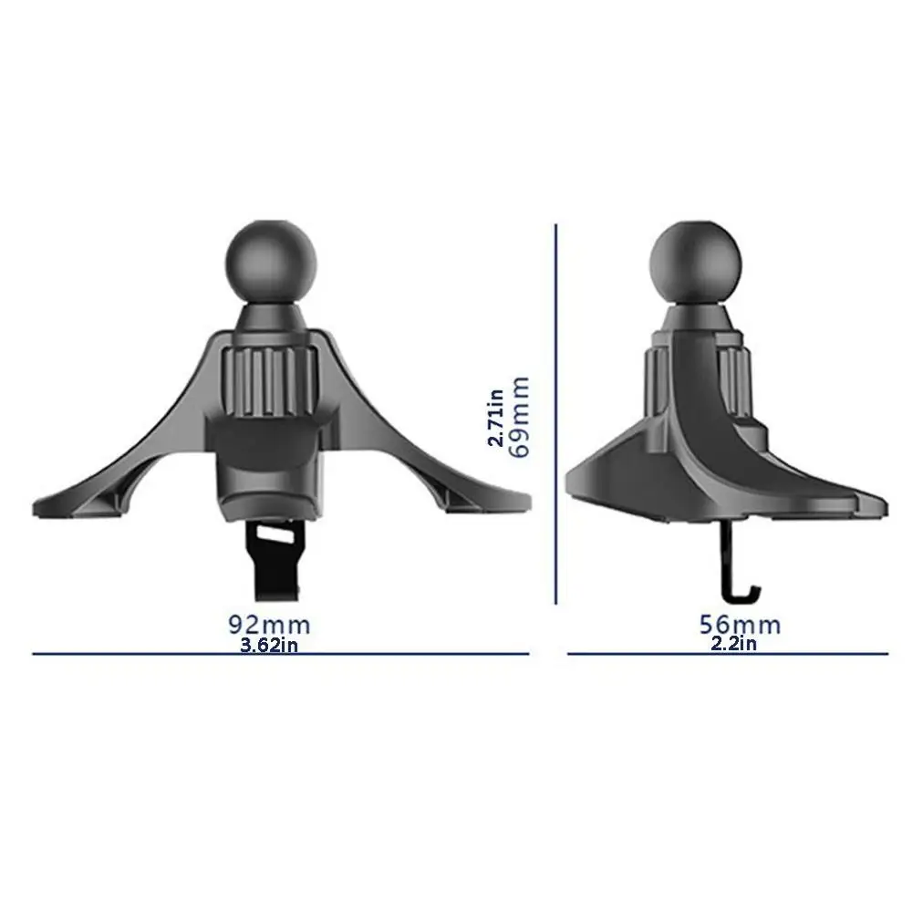 

Y-type Mobile Phone Bracket Accessories Hook Black Driving Bracket Convenient Road Navigation Support