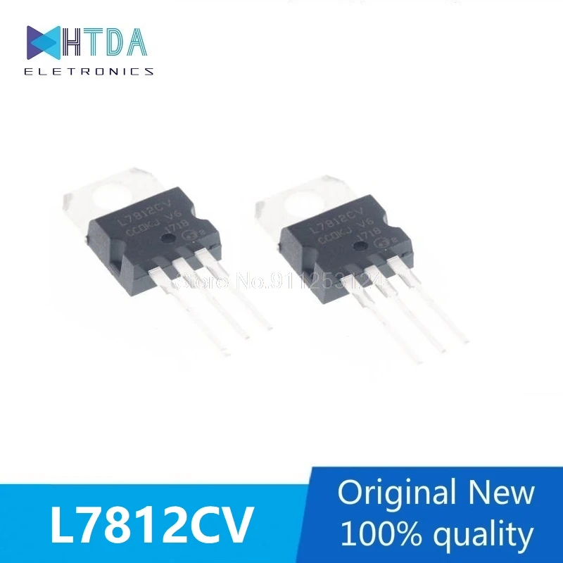 

20pcs/lot L7812CV TO-220 L7812 LM7812 7812 Positive-Voltage Regulators In Stock