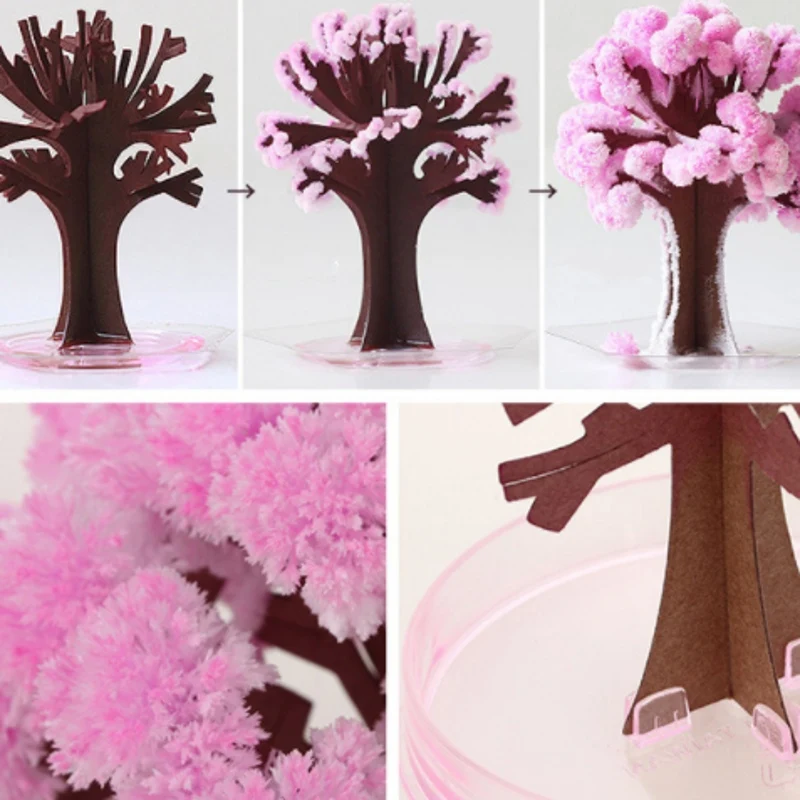 Креативный подарок волшебная Сакура бумажная елка цветение искусственный