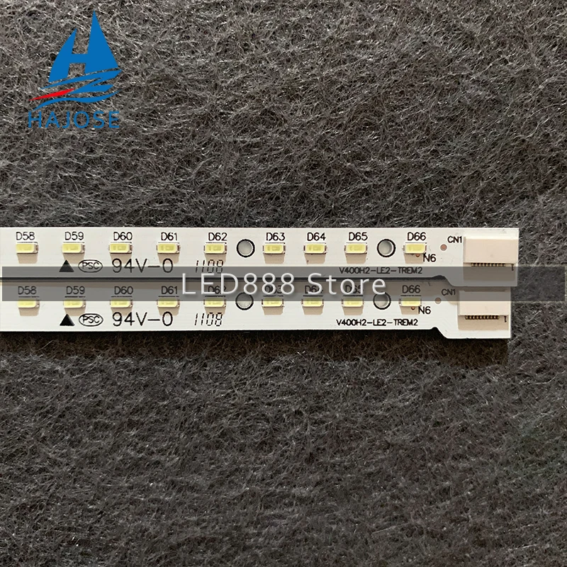 Светодиодная лента E187565 V400H2-LF2-TLEM2 V400H2-LE2-TREM2 66LED 453 мм для 40EL100C T87D149.00 2 шт./партия |