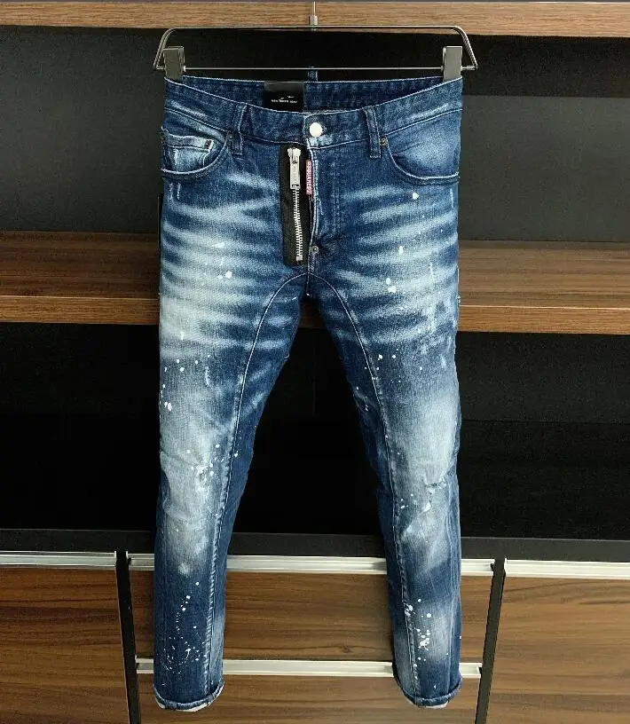

Оригинальные Классические dsquared2, самые горячие мужские классические модные элементы, трендовая одежда, джинсовая одежда, Высококачественн...