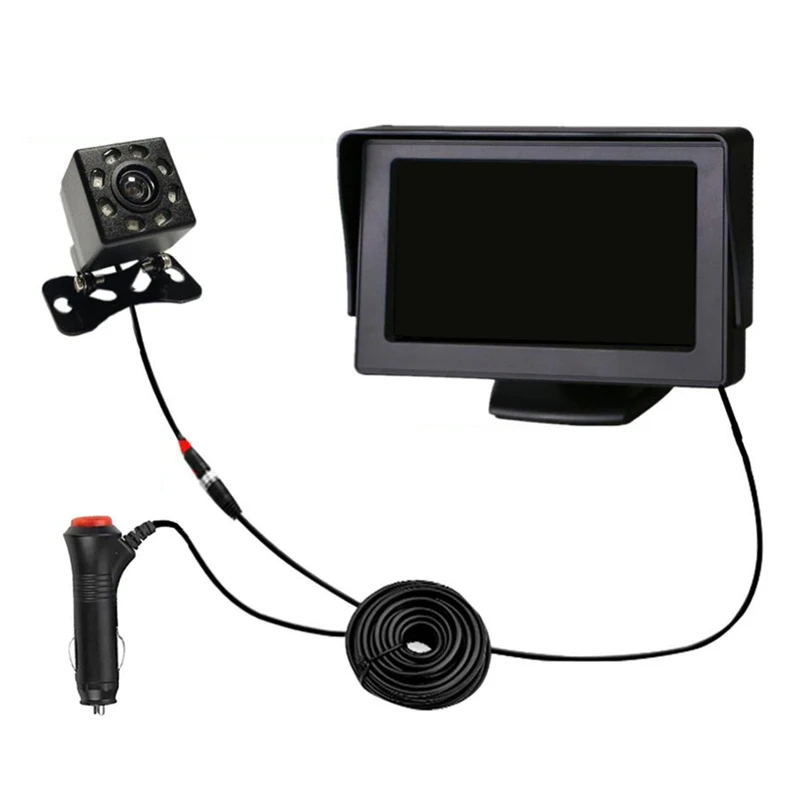 Детское автомобильное зеркало дисплей безопасности ребенка 170 градусов HD камера