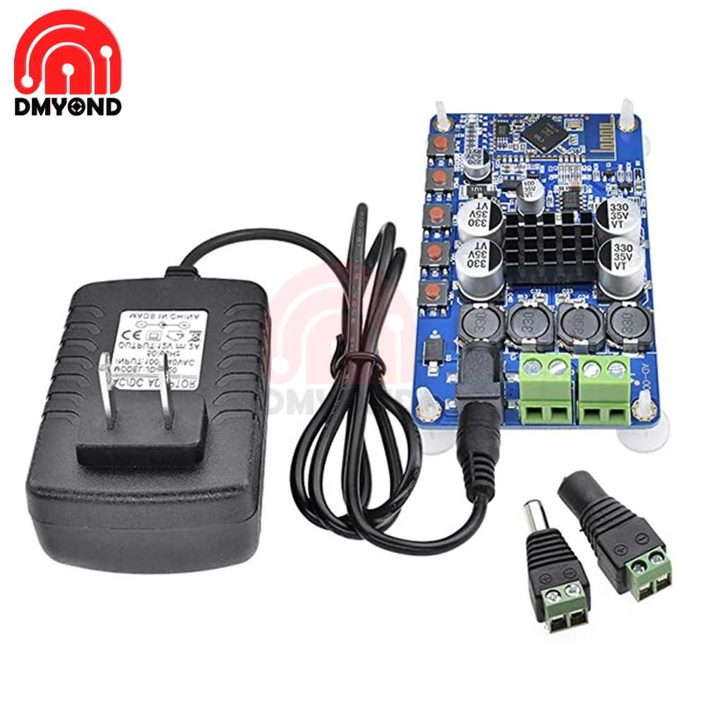 TDA7492P 25 Вт + Bluetooth 4 0 беспроводной цифровой аудио приемник Плата усилителя синий