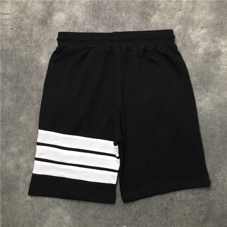 

New Novelty luxury high quality Men Comfortable Classic Striped Skateboard Street Cotton Casual Shorts Kanye Hip-hop Parkour #M7