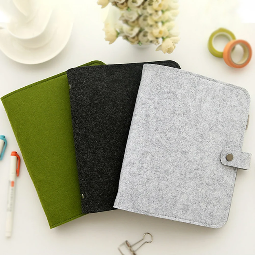 

A5/A6 Notebook Loose-Leaf Page Cover Exquisite Notepads Diary Agenda Planner Handwriting Exercise School Office Stationary