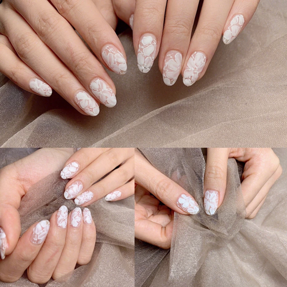 1 шт. пластина для стемпинга нейл арта шаблон кружева Цветочная линия изображения