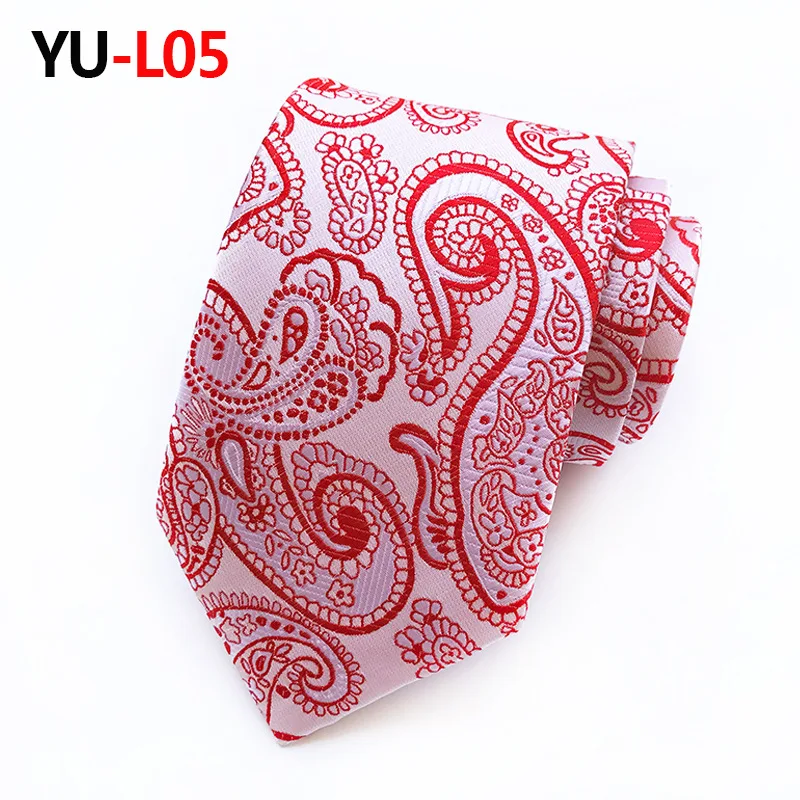 

8cm Mens Necktie Business Paisley Floral Printed Neck Ties Man Wedding Neckties Handmade Jacquard Slim Custom Logo