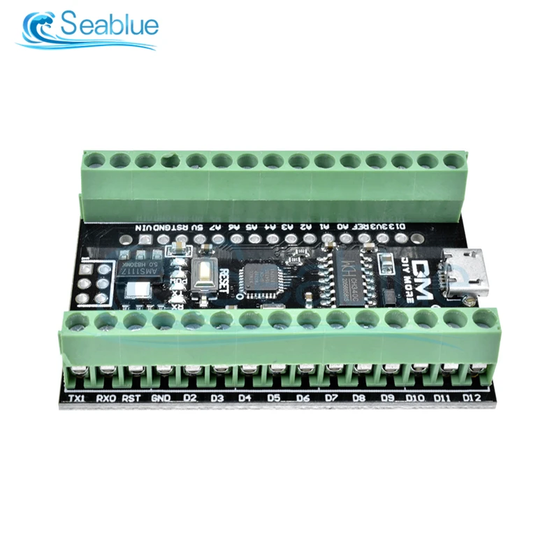 Плата расширения CH340 Nano Atmega 328P V3.0 разъем драйвера два в одном микроконтроллер USB
