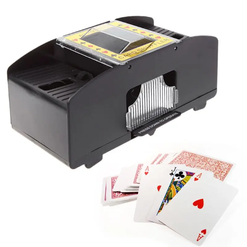 

Automatic Poker Card Shuffler Board Games Battery Operated Playing Cards Shuffle