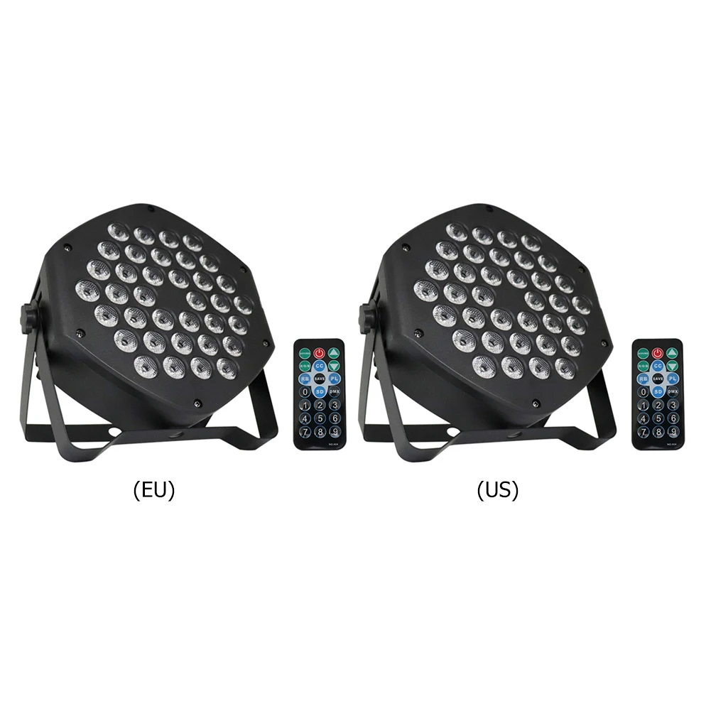 

LED Par Lights 36W RGB Disco Sound Activated Lamp 7 Channels Strobe DMX Stage Lighting Effect for Disco DJ Music Party Club