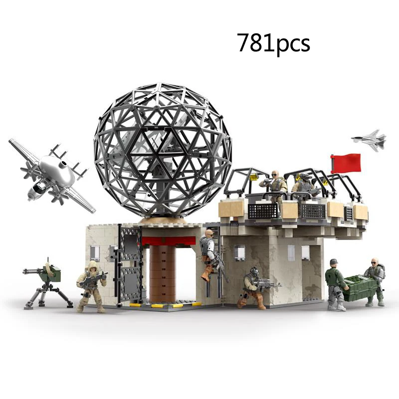 Современная Военная пустыня анти тестер крепость оборона Мега строительный блок