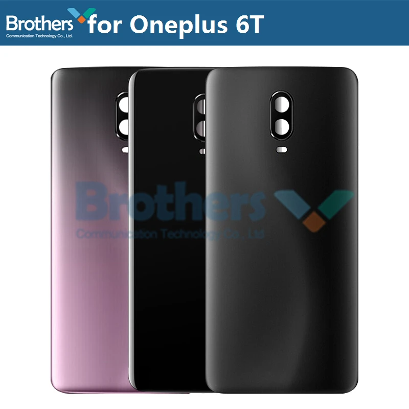 Корпус аккумулятора для Oneplus 6T 6 Крышка батарейного отсека задняя крышка корпуса