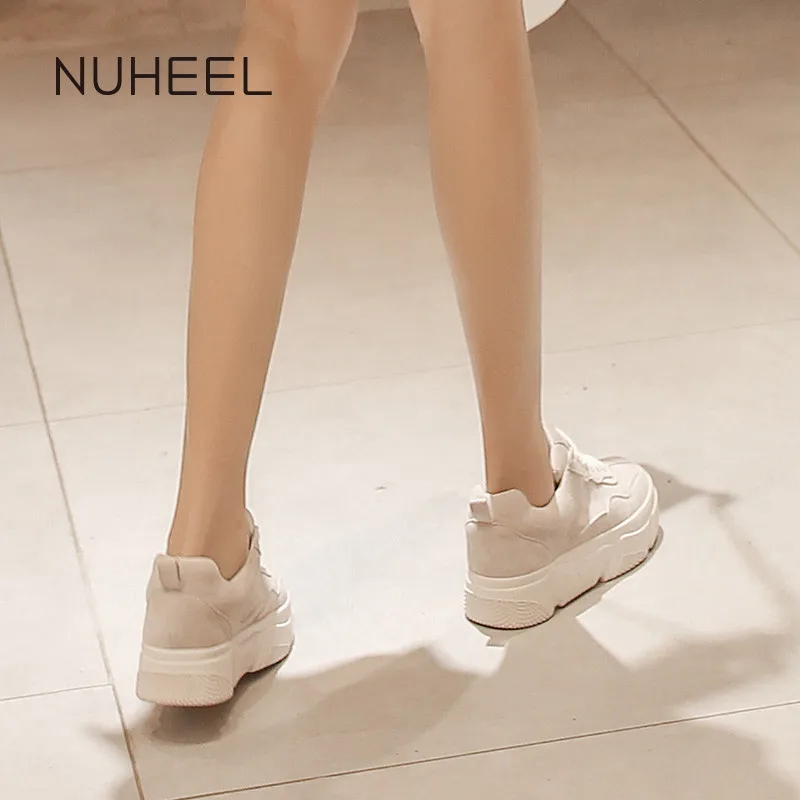 NUHEEL Women's Shoes Comfortable Wild Fashion Korean Casual Spring New Students Flat Thin кроссовки для женщин | Обувь