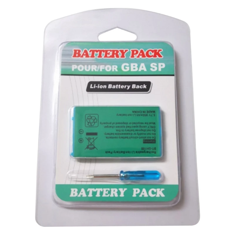 

2022 New Replacement Battery Pack with Tool Kit Compatible with Gameboy Advance GBA SP
