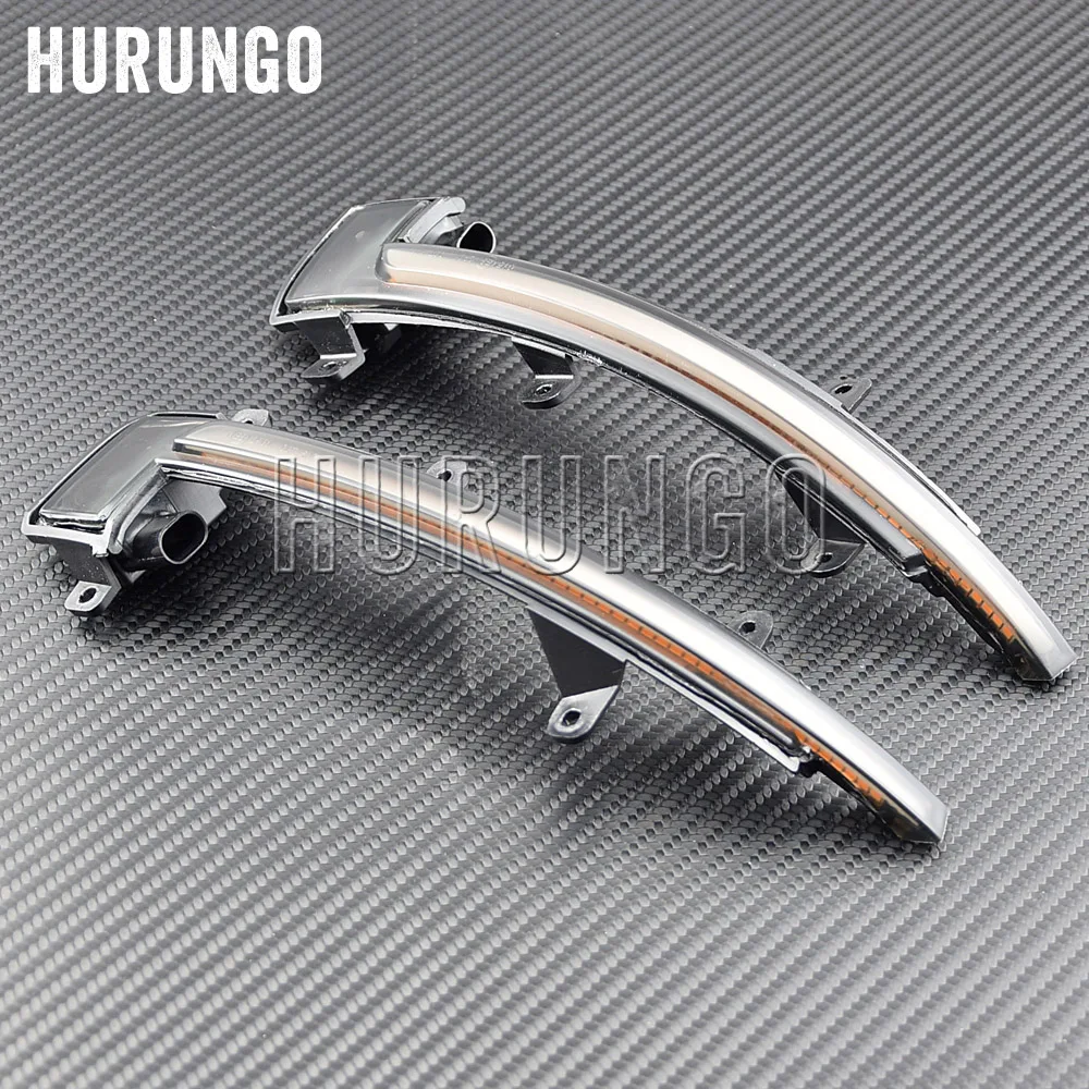 

2pcs/lot Dynamic Turn Signal Light LED Flash Lamp for Audi TT TTS MK2 8J 2007-2014 TTRS R8 water flowing car accessories mirror