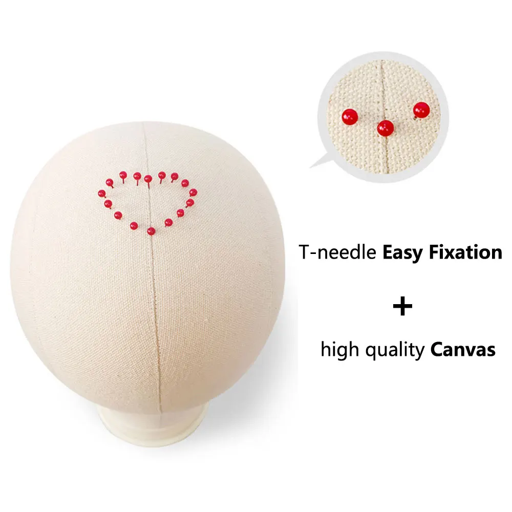 Голова-манекен для укладки парика 21-24 дюйма с подставкой подставка | Шиньоны и