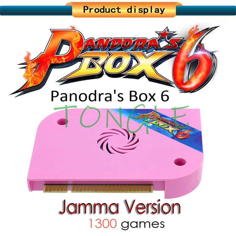 Pandora Box 6 1300 в 1 игровая печатная плата jamma arcade версия CGA VGA HDMI выход CRT HD 720p Поддержка