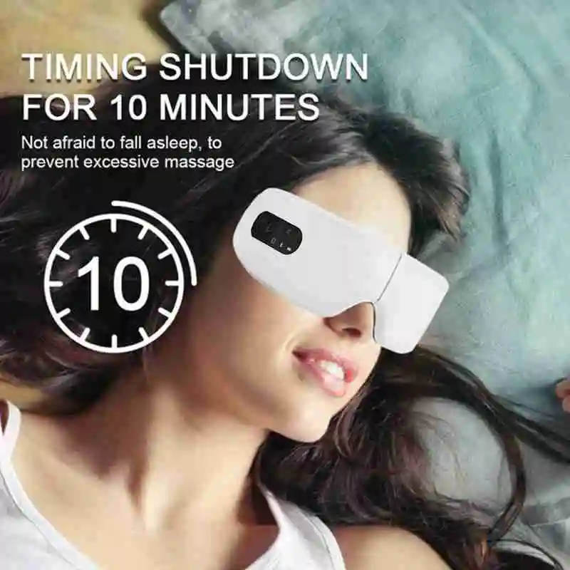 

Multi Function Eye Massage Device LCD Screen Eye Protection Eye Eye Smart Sleep Massager Rest Cover Mask Shade N8B5