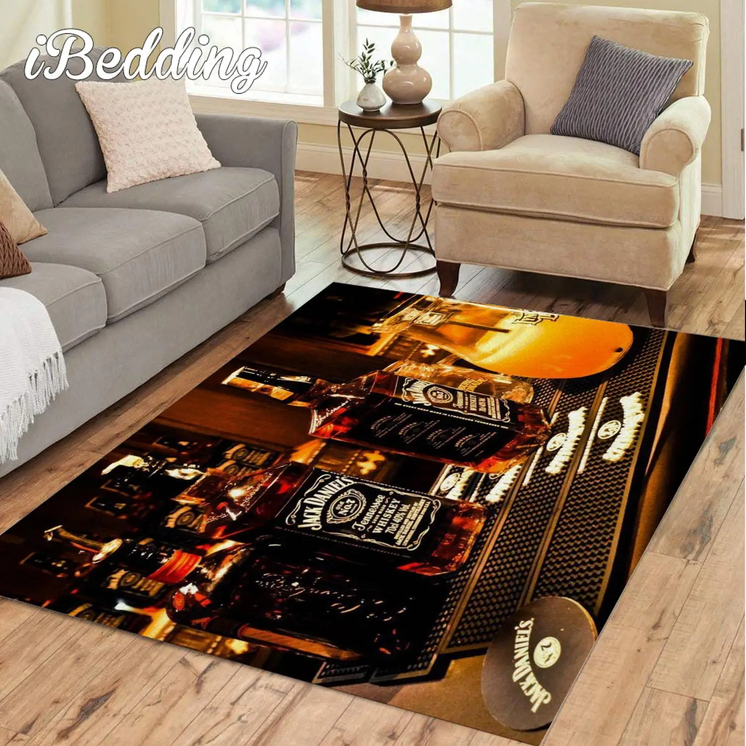 Бутылки виски ковры Гостиная украшения Спальня салон Чай стол коврик коврики