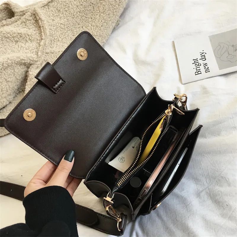 Модные женские сумки через плечо из искусственной кожи молодежная женская