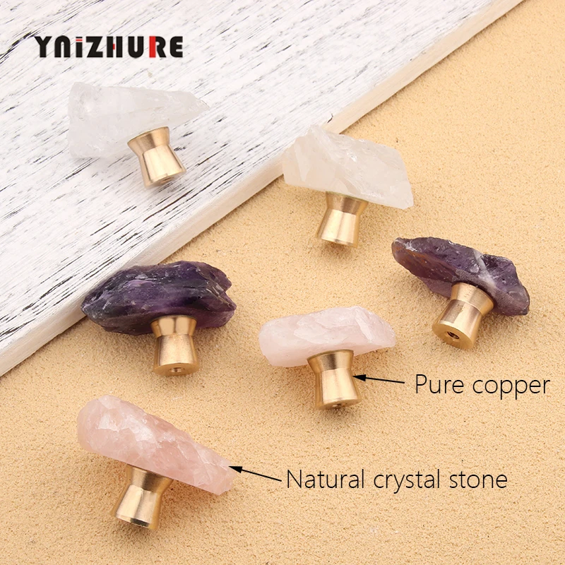 Брендовая Новинка роскошные натуральные грубые кристаллы аметист розовый кварц