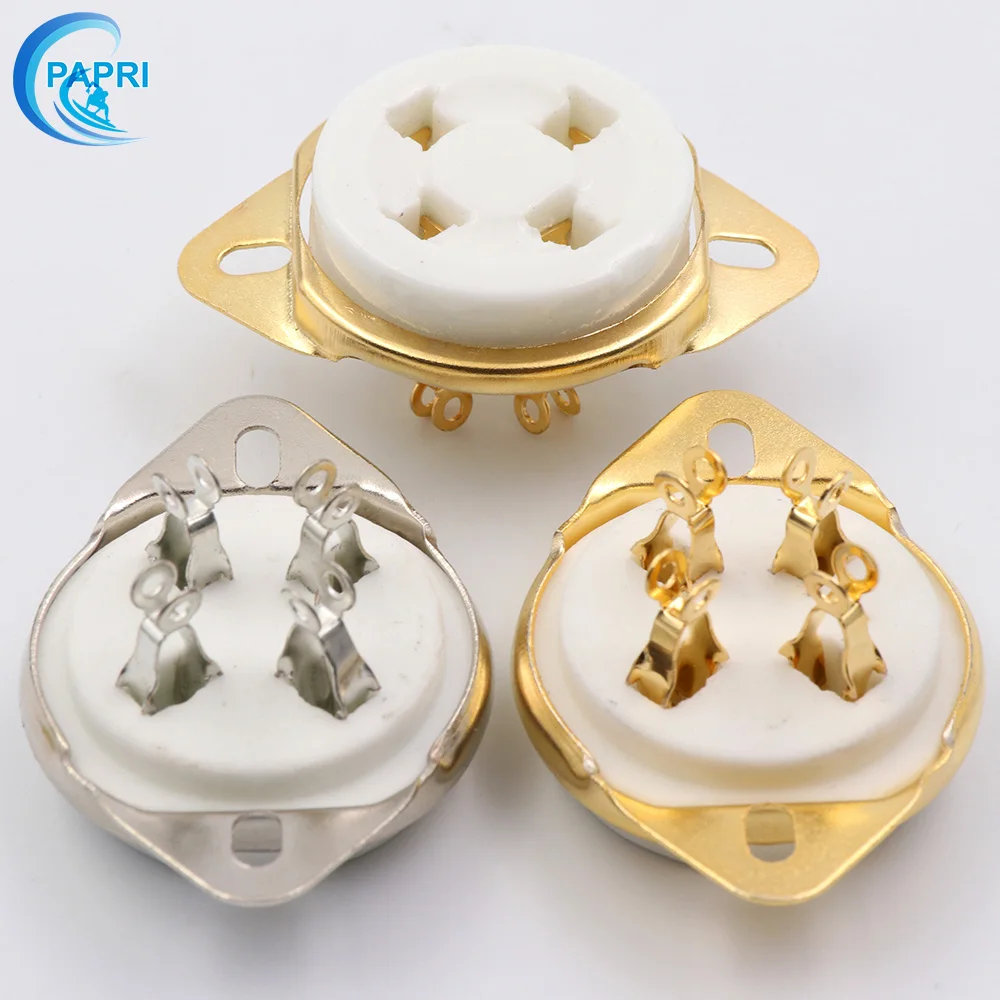 

2 шт., керамические 4-контактные разъемы для вакуумной трубки