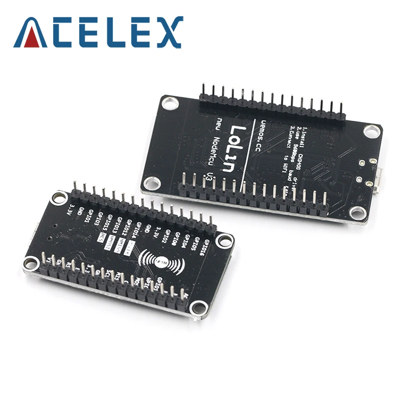 Беспроводной модуль CH340/CP2102 NodeMcu V3 V2 Lua WIFI Интернет вещей Плата развития ESP8266 ESP 12E с