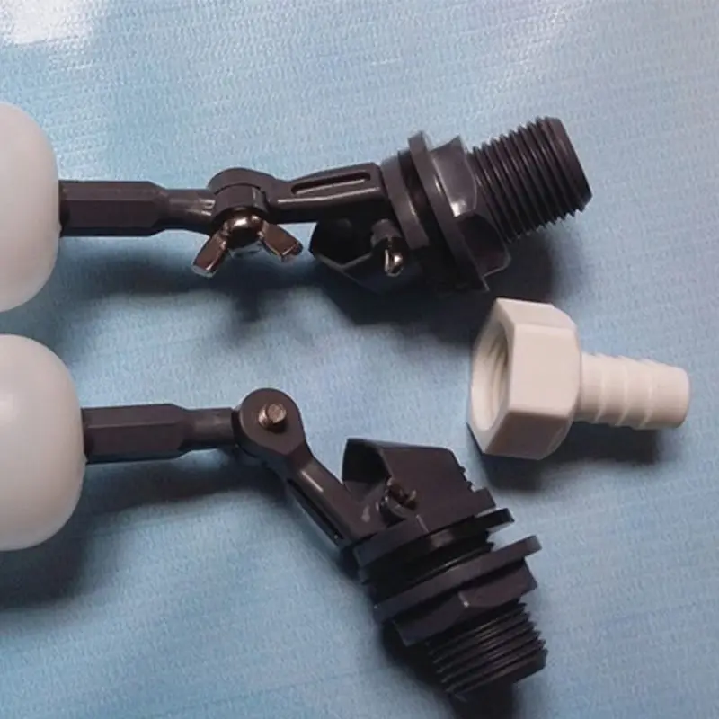 

4Pcs 1/2 Inch Mini Stable Float Ball Valve with Adjustable Arm Automatic Fill Feed Humidifier Tank Water Tools for Ponds K3NA