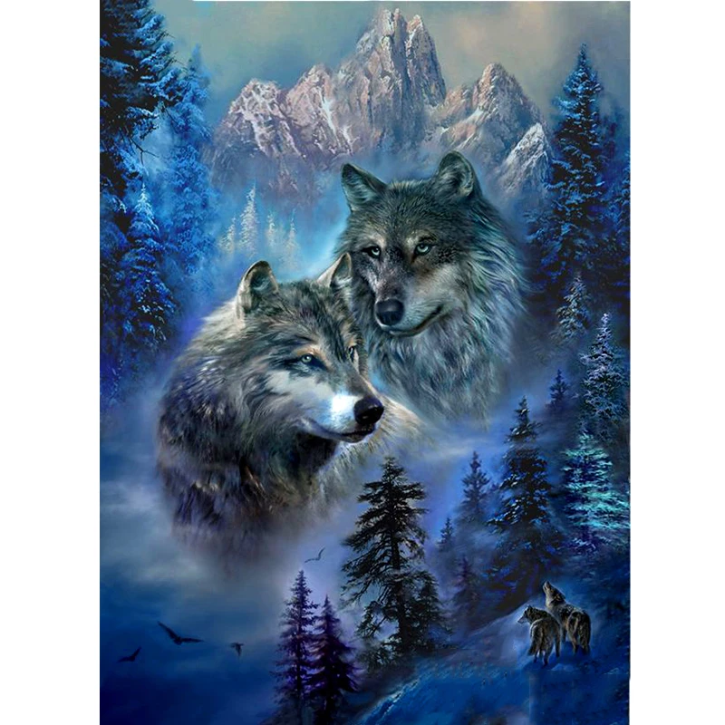 Алмазная 5D живопись сделай сам картина с полными квадратными/круглыми стразами