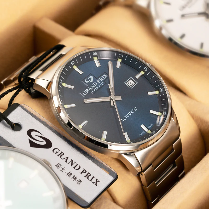 Часы GRAND PRIX мужские автоматические деловые кварцевые|Кварцевые часы| |