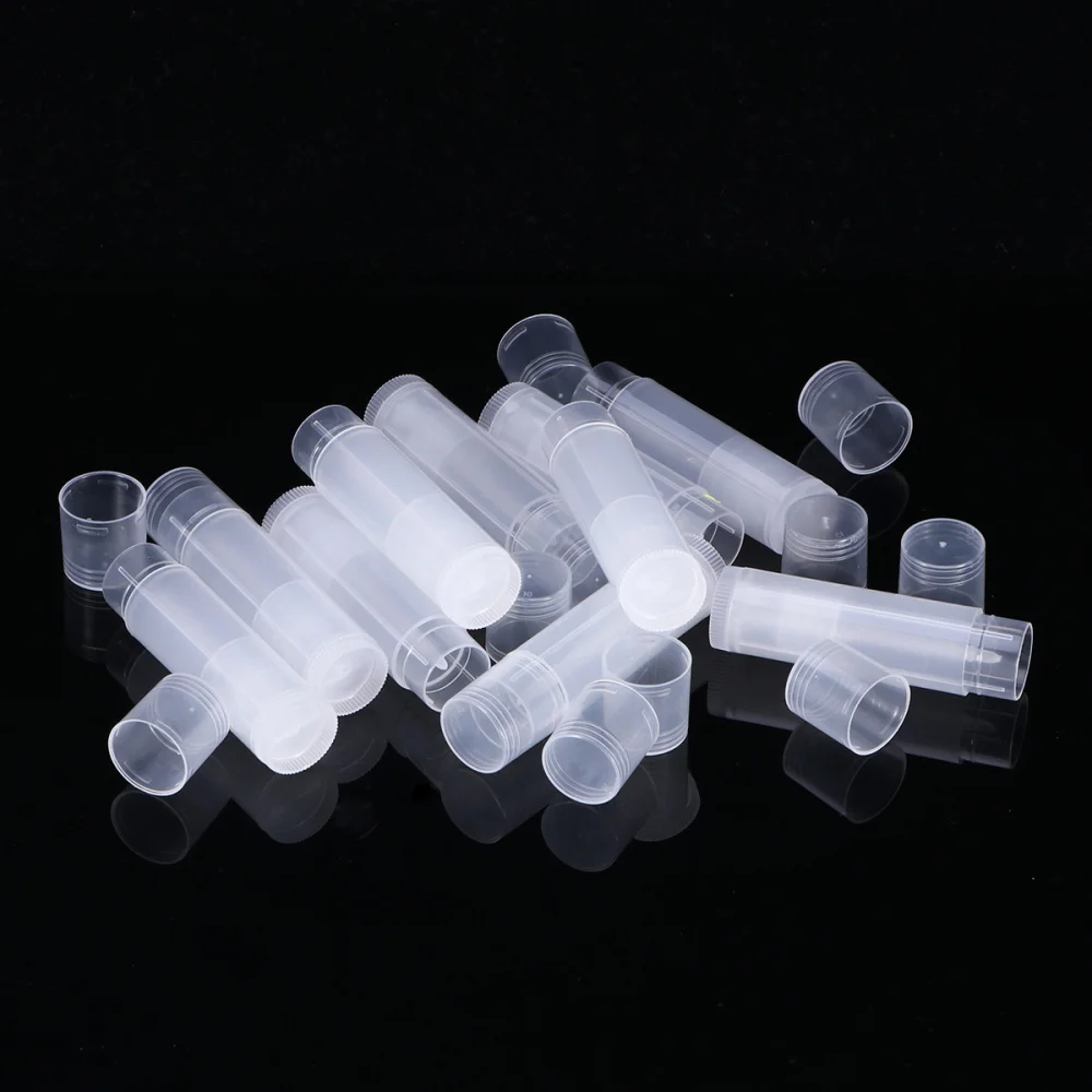 

25pcs New Lip Balm Tubes with Caps