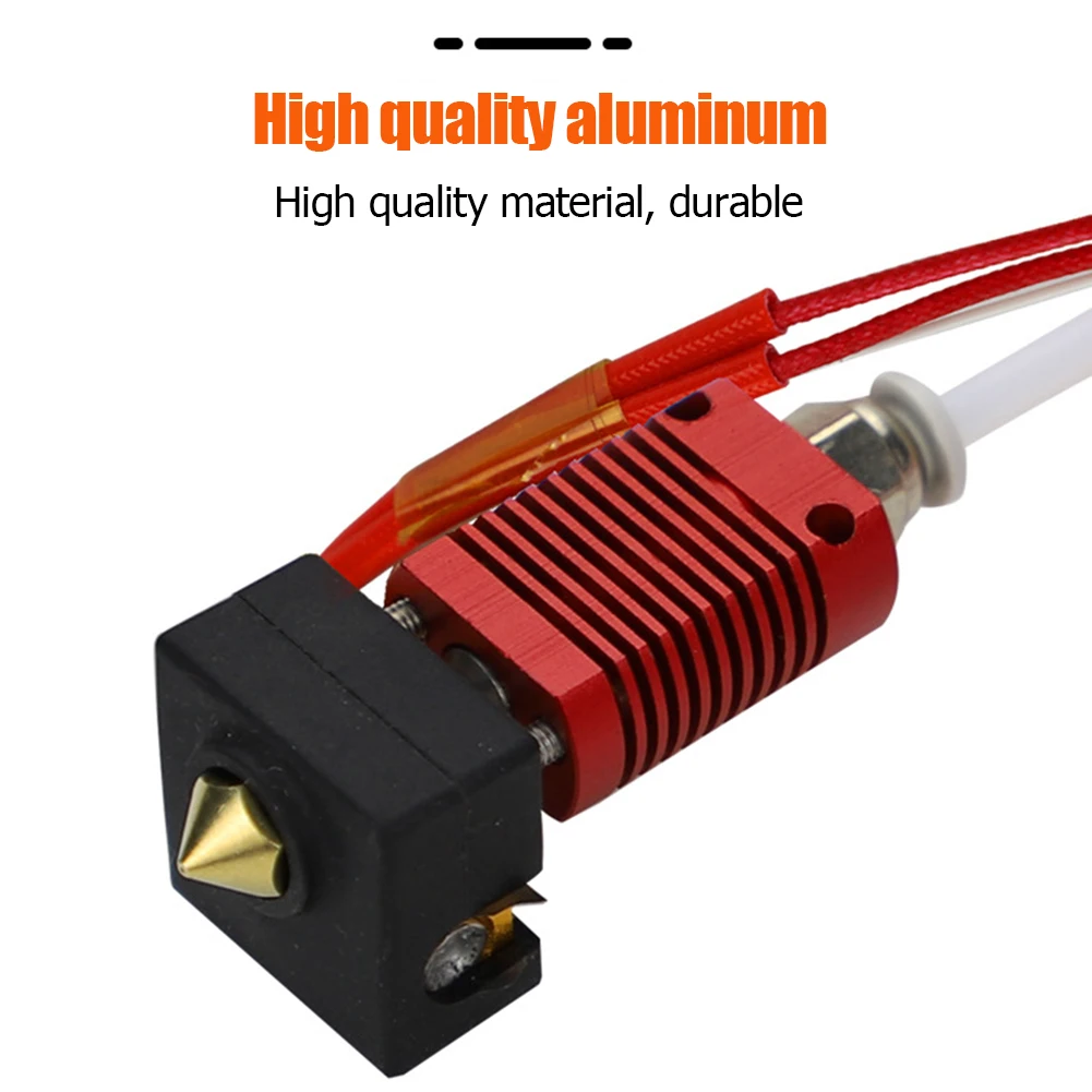 

Ender 3 Hotend сборный Ender 3 Pro комплект экструдера 24 в 40 Вт с ПТФЭ трубкой + 0,4 мм сопла для 3D принтера Ender 3 /3 Pro запчасти